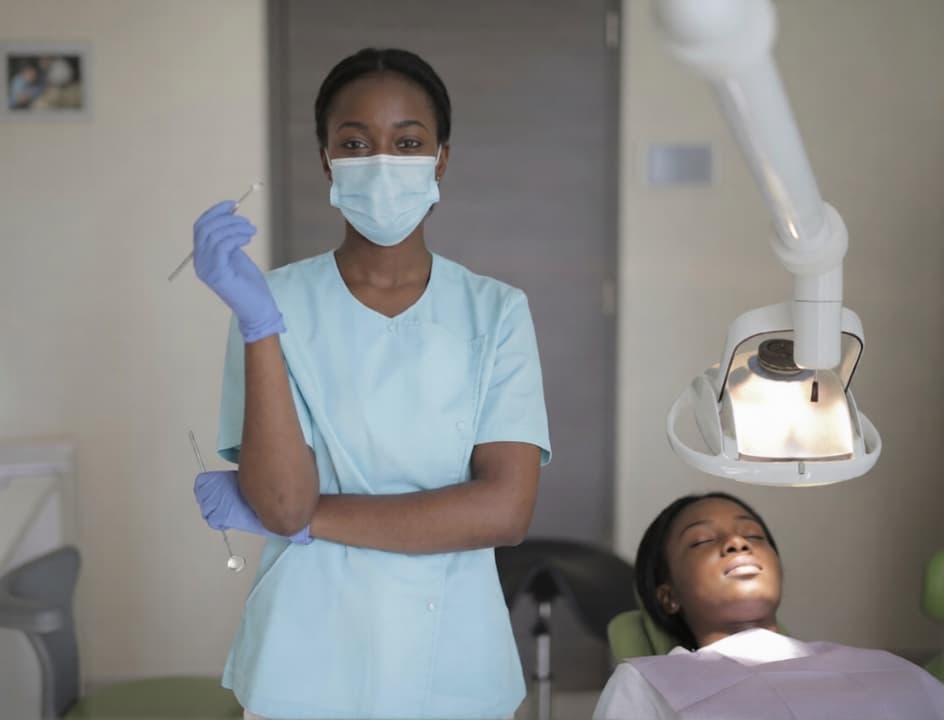 Modern dentistry equipment and professional dental care